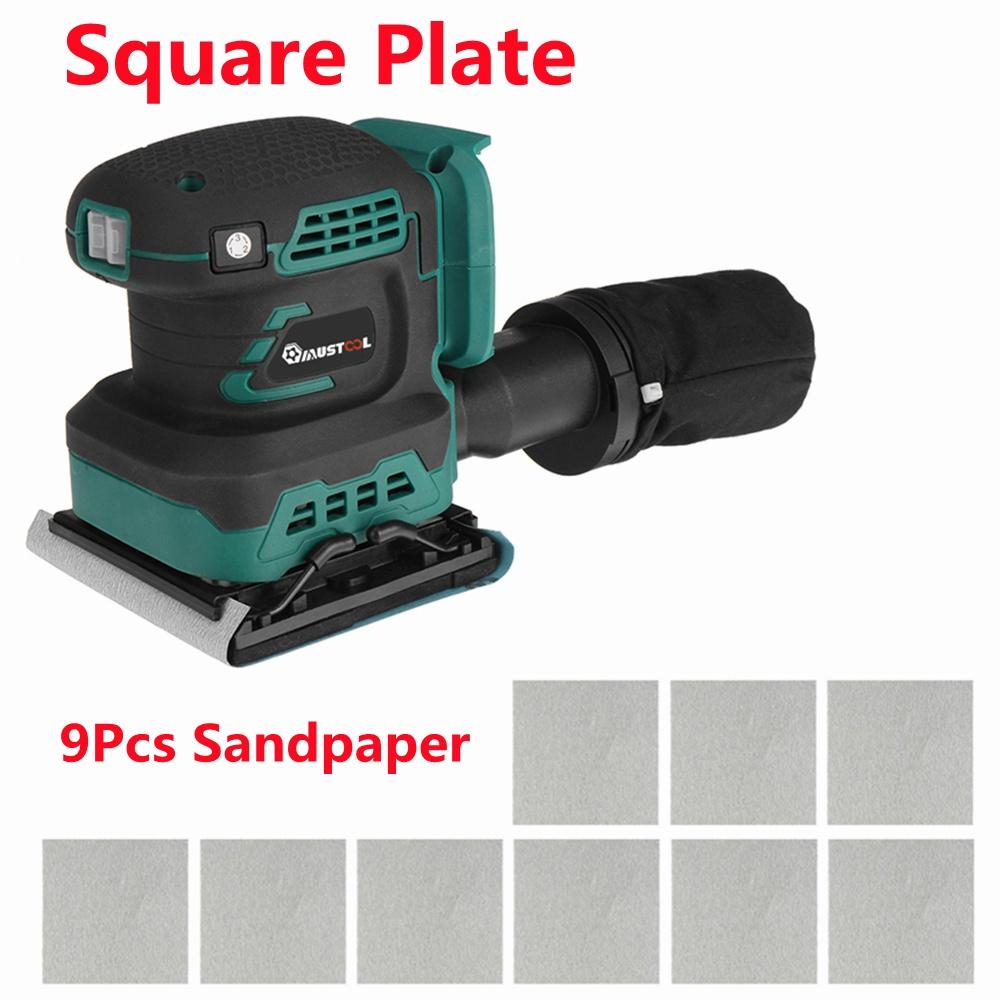 Cordless Rechargable Random Orbital Electric Sander With Sandpaper Wood Grinder Polishing Grinding Machine