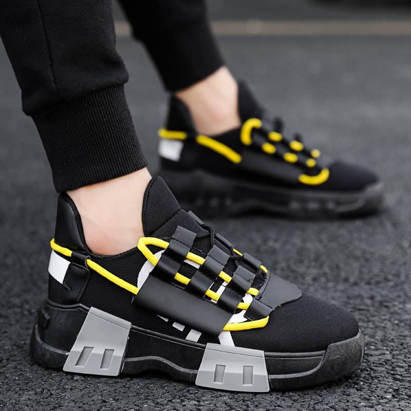 Мужские спортивные кроссовки, дышащие кроссовки для папы на шнуровке, впитывающие пот кроссовки