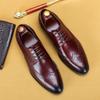 Мода Новые Мужские Туфли Ручной Работы Натуральная Кожа Мужские Оксфорды Итальянская Классика Винтаж На Шнуровке Мужские Броги Оксфорды