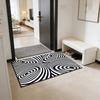 3D Оптическая Иллюзия Напольный Коврик Нескользящий Устойчивый Дизайн Легко Чистящийся Напольный Ковер с Потрясающим Визуальным Эффектом Норы Машинная Стирка Ковер для Зоны