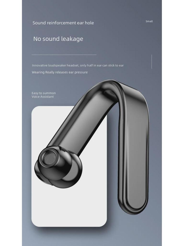 Гарнитура Bluetooth с заушным креплением YX18: Беспроводные, спортивные, с шумоподавлением, с очень долгим сроком службы батареи