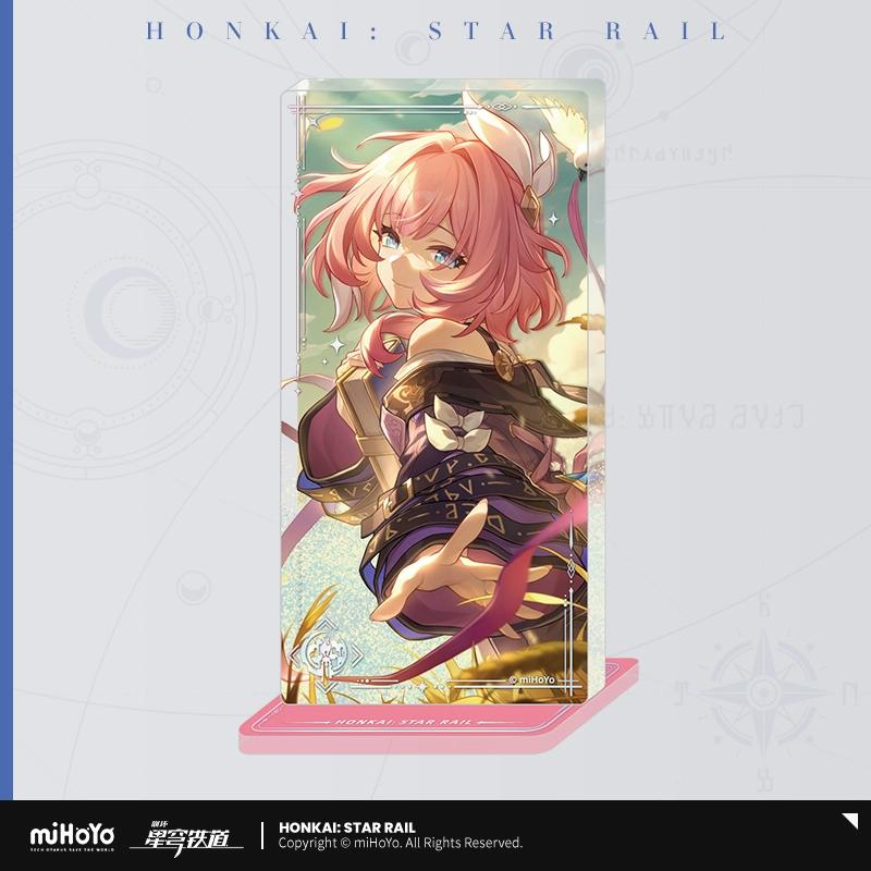 Sunsyea Honkai Star Rail Официальный мерч miHoYo Оригинальная аутентичная серия Световых конусов Акриловый орнамент с кинетическим песком Phainon Mydei