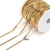 Stainless Steel Blade Chain Flat Snake Chain 18K Gold Handmade Chain DIY Light Luxury Necklace Bracelet Semi-finished Jewelry