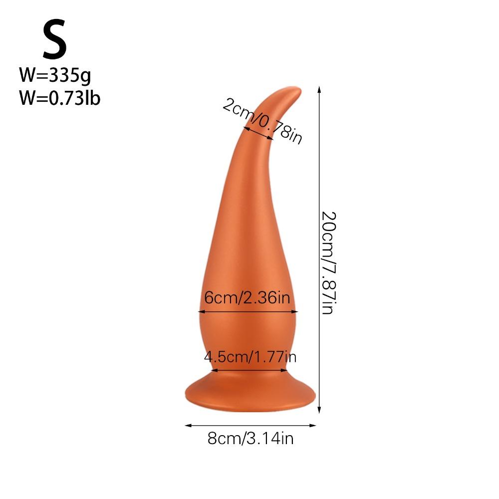 Очень большой толстый хвостовой анальный плаг - Силиконовая игрушка для анального расширения для мужчин и женщин, Игрушка для взрослых