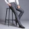 New Men's Brand Casual Pants Male Elasticity Slim Straight Business Fashion Thin Section Pants