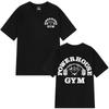 Футболки с графическим логотипом Powerhouse Gym Унисекс Wounisex Олимпия Фитнес Футболки с коротким рукавом Летние Чистый Хлопок Винтажные Унисекс Футболки Топы
