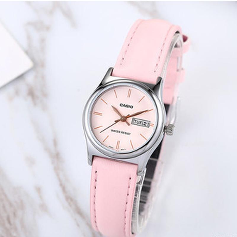 Casio Женские часы стандартной серии Розовые LTP-V006L-4B LTP-V006L-4B
