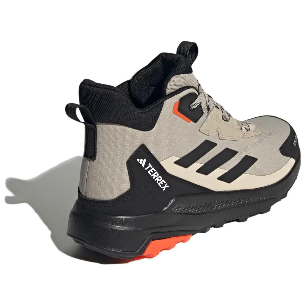 adidas Terrex Anylander Mid Rain.RDY Wonder бежево-черные мужские кроссовки Tan Core-черные полу-ударно-оранжевые IH3554