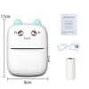 Mini Portable Thermal Printer Cat Shapes Lightweight Wireless Po Label Memo Wrong Question Printer