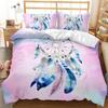 3pcs Bedding Set Dreamcatcher 3D Printed Cozy Duvet Cover King Queen Twin Single Size Birthday Gift Boy Kid Bedroom Decoration