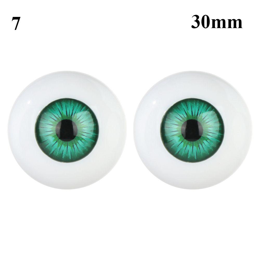 1 пара 24 мм 30 мм DIY Для BJD куклы Акриловые глаза Изготовление кукол Поделки Кукольный глаз Безопасная игрушка для животных