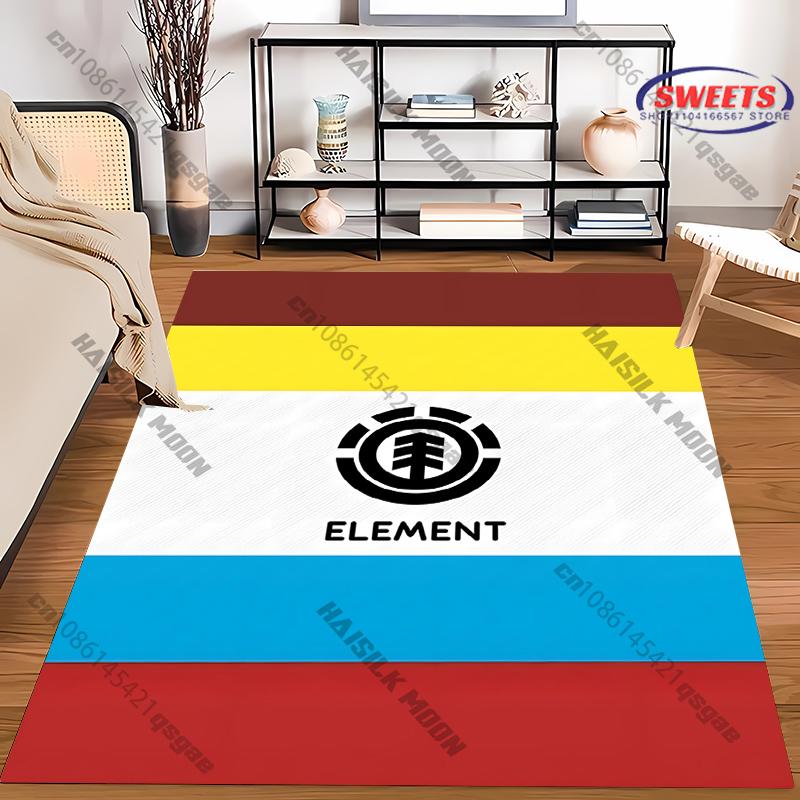 3D-ковёр с логотипом E Element Skateb0ards Boardsport, современный, для спальни, гостиной, дивана, декоративный, нескользящий, подарок.
