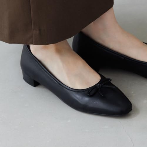 HIMIKO/Himiko/Square Toe Ballet Shoes/640008 Black 265