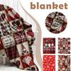 Christmas Blanket Red And Black Plaid Dwarf Christmas Blanket, Flannel Plush Comfortable Soft Warm Bed Blanket Suitable For Living Room, Sofa, Bedroom