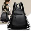 Real Cowhide Leather Backpack for Women Feminine Shoulder Bag School Bag Travel Backpack Luxury Ladies Bags