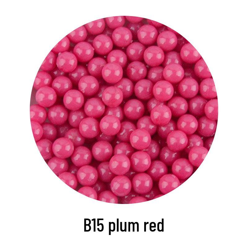 Пластиковые бусины конфетных цветов: Круглые упругие мячики без отверстий для детских DIY украшений, поделок и пуль для игрушечных пистолетов.