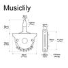 Musiclily Pro 5-Way Switch for Strat-Style Electric Guitars