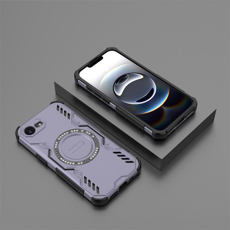 Противоударный защитный чехол для iPhone 16e, магнитный адсорбционный чехол для беспроводной зарядки iPhone 16e, чехол для iPhone 16e, чехол 6,1 дюйма