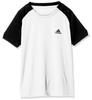Adidas Tennis Boys Club FUC84 Japan J130 To Japanese Size T-Shirt [Boys] White/Black (DU2478) (equivalent 130)