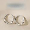 Earrings Women's Mobius Earrings Ear Buckles, Ear Holes Earrings, Plain Rings Niche Design Earrings