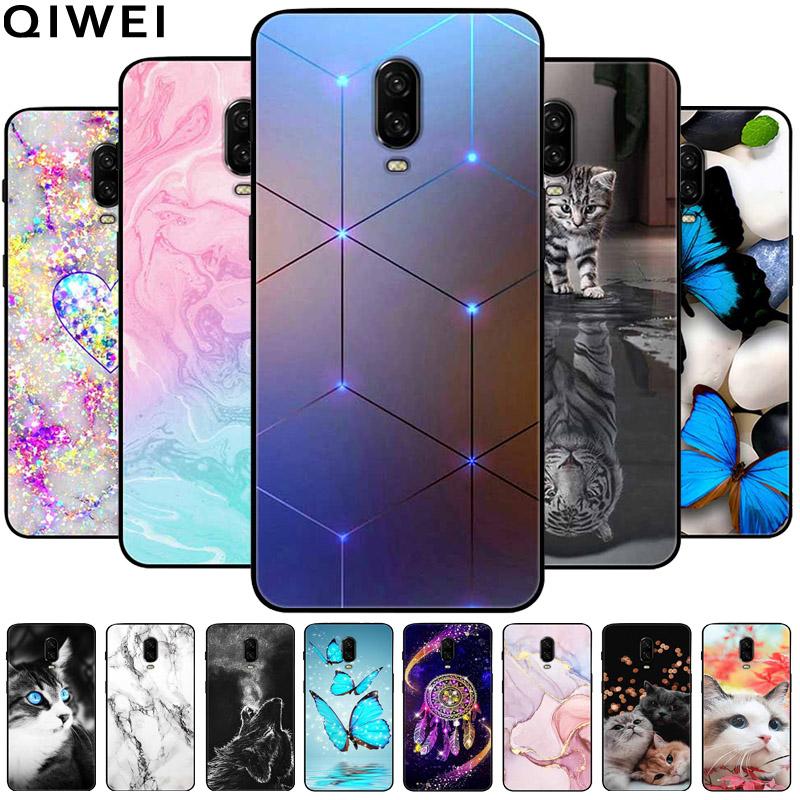 Чехол для Oneplus 6T Силиконовый Милый ТПУ Мягкая Крышка Телефона для One Plus 6 6T Защитные Задние Панели oneplus6T Милые Кошки Funda Capa