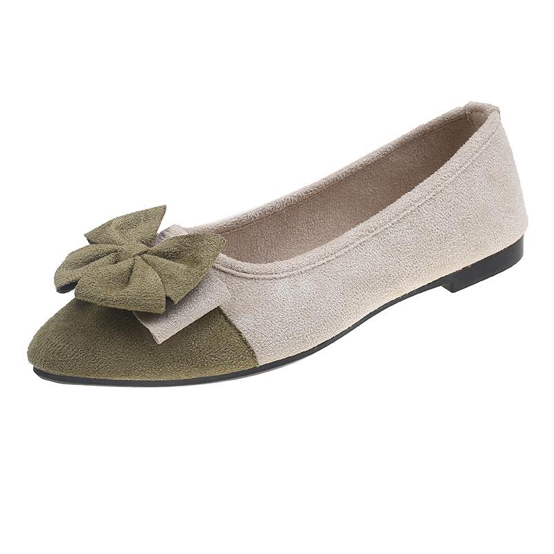 Женщины Девочки Твердые Большие Размеры Слипоны Плоские Мелкие Комфортные Повседневные Одиночные Туфли С Цветочным Принтом