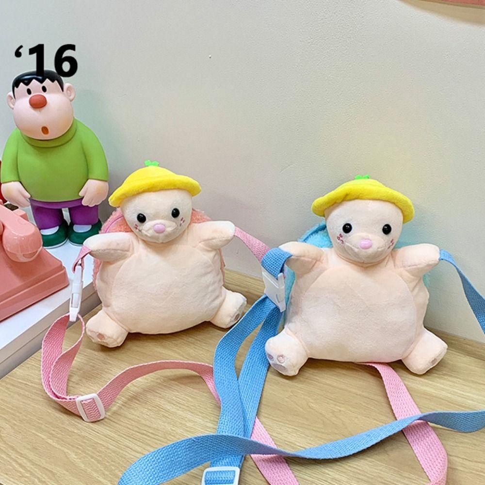 Doll Turtle Crossbody Bag Large Capacity Cartoon Animal Shoulder Bag Cute Children Backpack  Gift