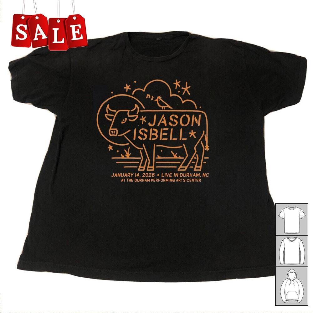 New Jason Isbell Durham 2026 Gift For Fans Unisex S-5XL Shirt UK164 Unisex T-Shirt