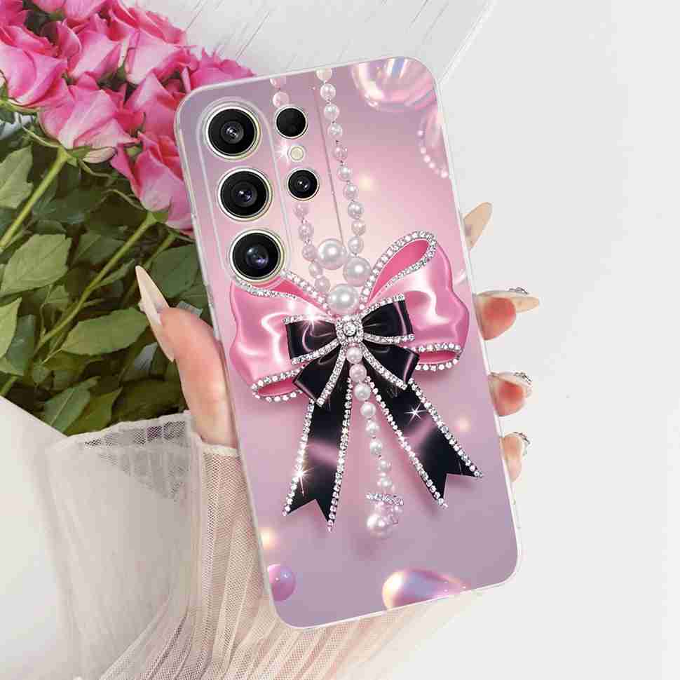 For Samsung Galaxy S25 Ultra 5G Case Beautiful Butterfly Soft Silicone Cover For Samsung S 25 S25 Ultra SM-S938B Casing Coque