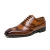 Мужские туфли ручной работы Wingtip Oxford Кожаные броги Мужские туфли Классические деловые туфли для мужчин Zapatos Hombre