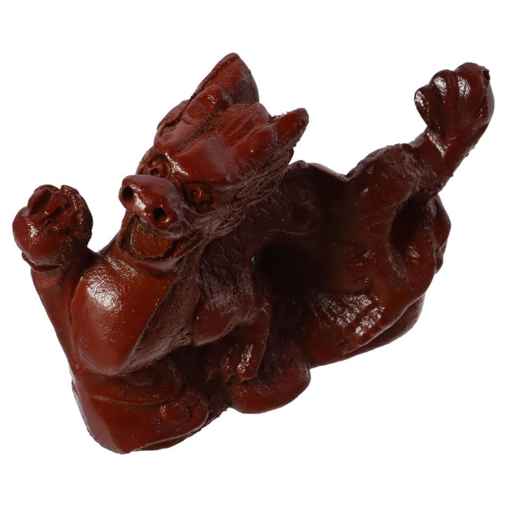 Деревянная китайская статуэтка дракона фэн-шуй 4 дюйма, подарок дракона по знаку зодиака, фигурки дракона, офис, дом