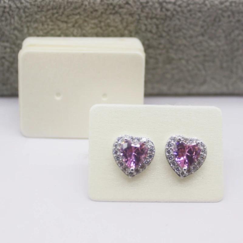 100pcs Multi Size Display Earring Cards, Earrings, Earring Packaging Label Cards