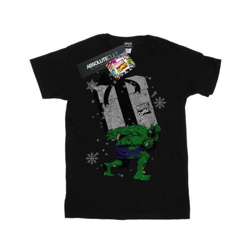 Marvel Mens Santa Hulk T-Shirt