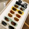 New Trend Children's Fashion Sunglasses Travel Summer Beach Outdoor UV400 Shades Retro Baby Girl Boy Small Rectangular Eyewear
