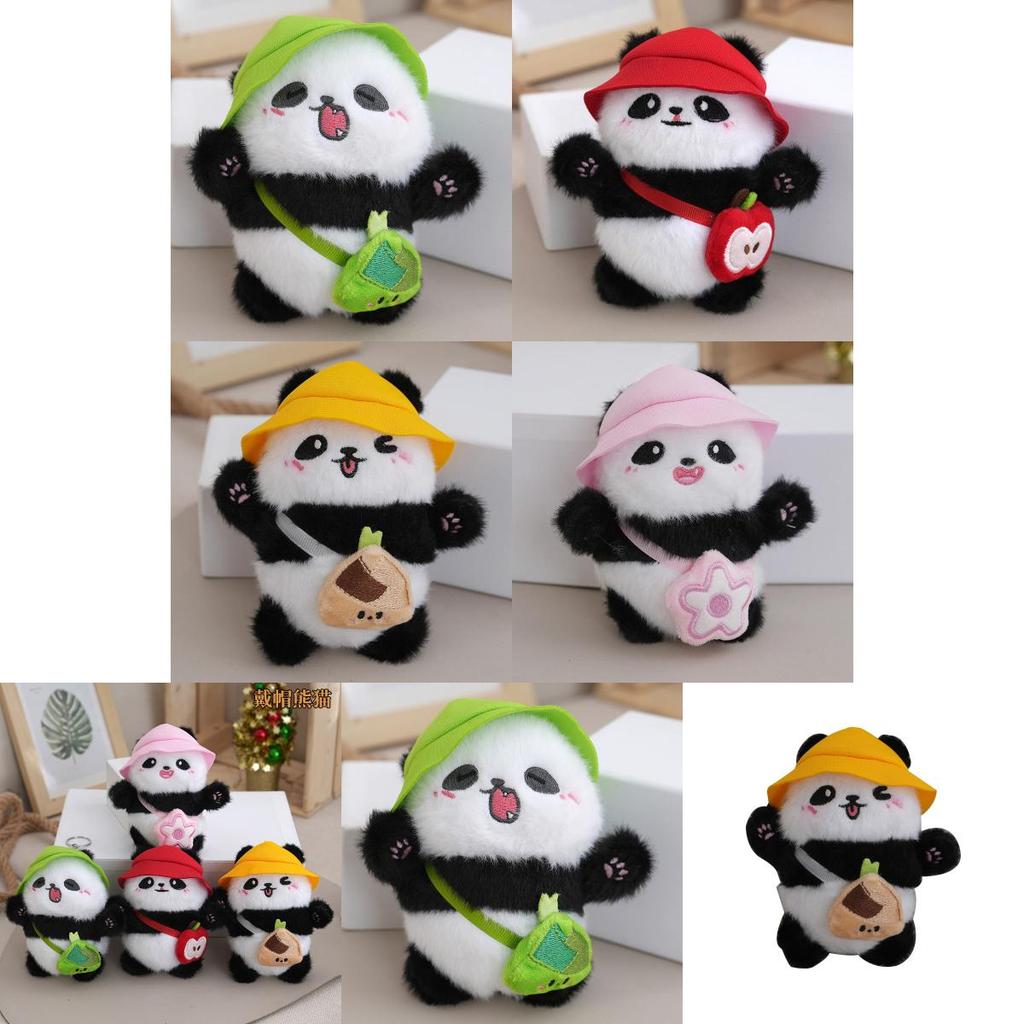 Очаровательный Милый Плюшевый Брелок-Кукла Панда Мягкая Мягкая Игрушка Подвеска для Рюкзака