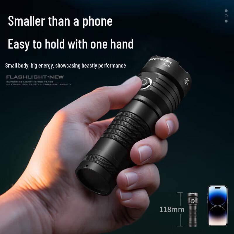SupFire L25 Outdoor Rechargeable Tactical LED Flashlight