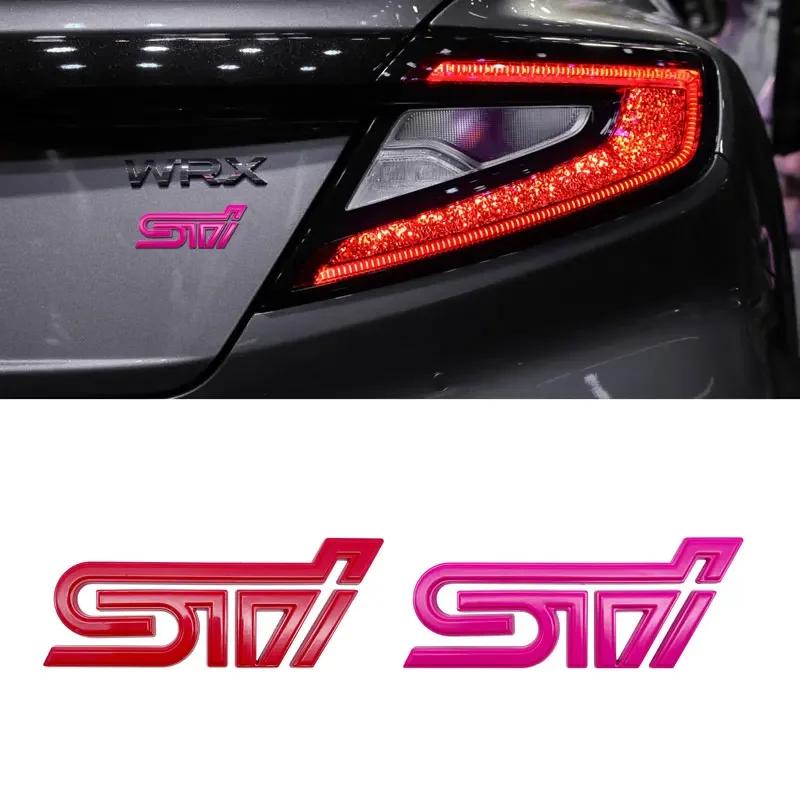 3D Metal Car Emblem Stickers for Subaru STI Logo XV WRC WRX BRZ FORESTER IMPREZA LEGACY OUTBACK Auto Body Side Rear Trunk Badge nn1