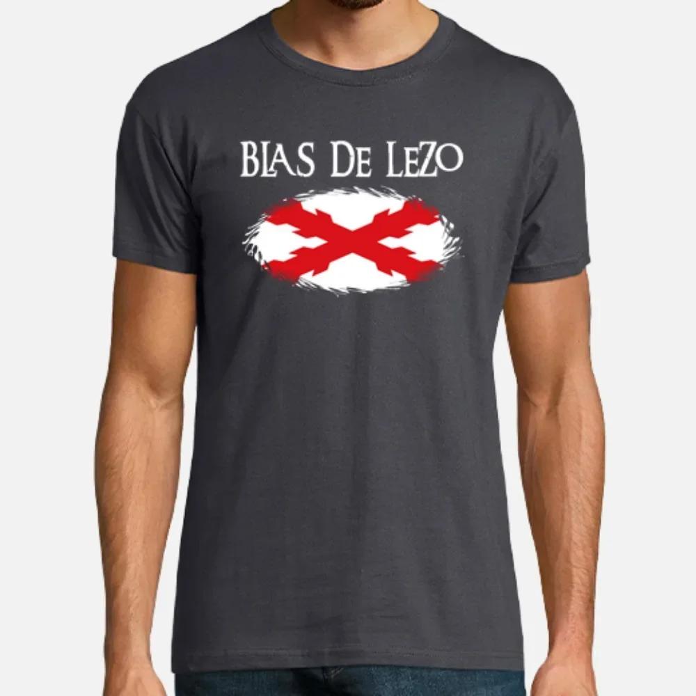Blas De Lezo Y Cruz De San Andrés T-Shirt Short Sleeve Casual 100% Cotton T Shirts
