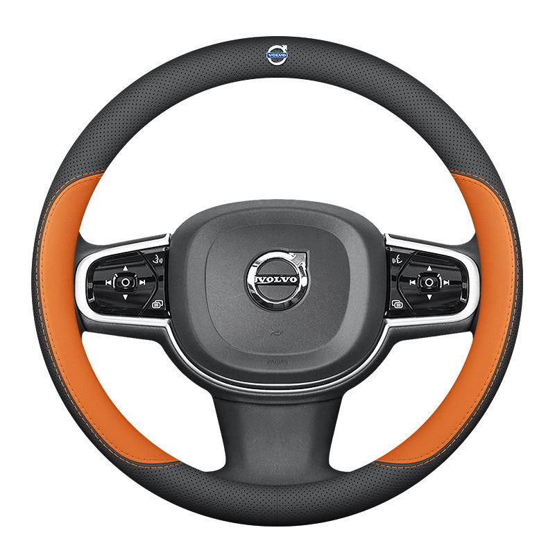 Оригинальная кожаная накладка на руль для Volvo серии XC