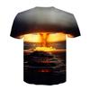 Funny T-shirts Psychedelic T Shirt Men Women Mushroom Anime T Shirt Geometric T-shirts 3d Print