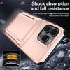 Ударопрочные чехлы для телефона с карманом для карт для iPhone 16 15 14 Pro Max 13 12 11 Pro Защитная крышка-подставка для iPhone 16 Флип-чехол