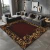 Черный Мрамор Ковер Гостиная Роскошное Украшение Дом Диван Моющиеся Большие Ковры 200x300 Спальня Нескользящие Короткий Велюр Напольные Коврики