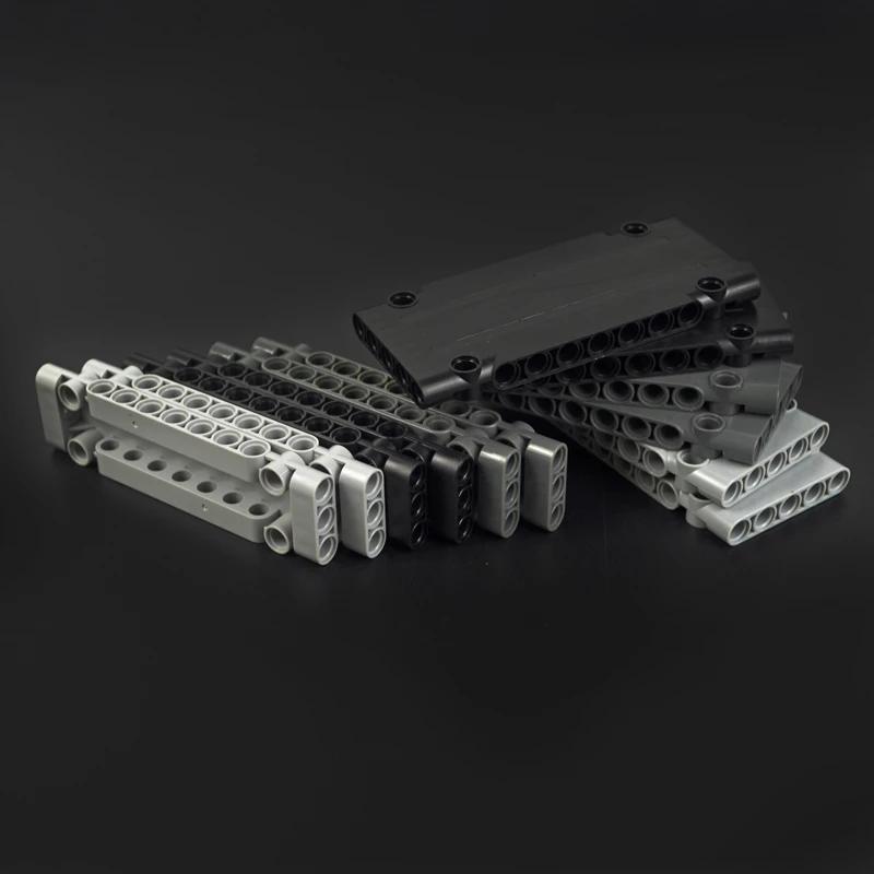 Детали MOC Brick Works Совместимы со всеми брендами Технические детали 64782 15458 Плоская панель 1x5x11 1X3X11 Механические строительные блоки Автомобиль