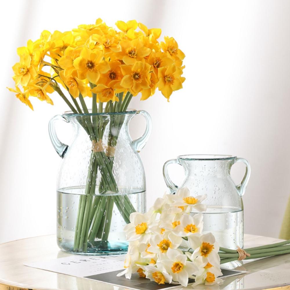 Wedding Home Decoration Living Room Wreath Narcissus Fake Flowers Daffodil Artificial Plant