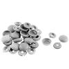 20 Pcs Hinged Gray Plastic Decorative Screw Cover Cap
