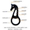 New 8 In1 EDC Outdoor Multi Function Bottle Opener Wrench Screwdriver Keychain