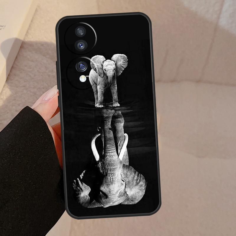Слон Ребенок Природа Для Honor Magic 7 6 5 Lite V5 Чехол Для Honor 400 Pro 200 50 70 90 X8a X8b X9a X9b X9c Обложка