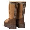 UGG Удобные универсальные простые модные короткие зимние сапоги до середины голени женские сапоги бежевые 1158323-CHE