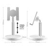 Aluminum Alloy Phone Stand For Desk / Bed Compatible With Cellphone And Tablet Smaller Than 10 Inch