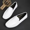 Модная мужская повседневная обувь Итальянские лоферы Мокасины Слипоны Натуральная кожа Мужская обувь Балетки Дышащая обувь Мужская обувь для вождения Мягкая обувь